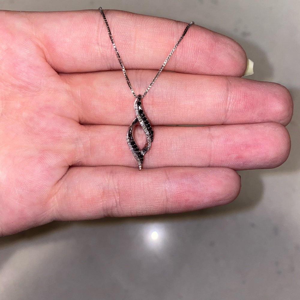 Sterling Silver Diamond Kay Jewelers Necklace